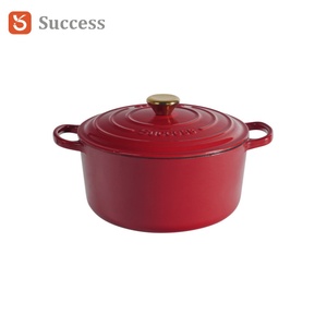 Factory Direct <strong>Sale</strong> High Quality <strong>Non</strong> <strong>Stick</strong> 4-6 Pieces Cookware <strong>Pots</strong> <strong>and</strong> <strong>Pans</strong> Red Enamel Cast Iron Cookware <strong>Set</strong> - Product Image 4