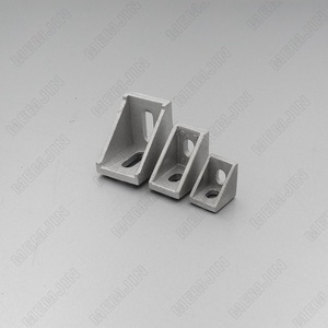 Vente en gros usine 202030304040 Profilés en aluminium Code d'angle Accessoires de connexion fixe à angle droit Code d'angle - Product Image 1