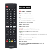 Control remoto universal AKB75375604 Uso para LG Smart TV Control remoto Todos los modelos LCD LED 3D HDTV Smart TV AKB75095307