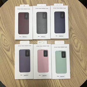 Funda Tipo Cartera de Cuero con Tapa Inteligente para <span class=keywords><strong>Samsung</strong></span> <span class=keywords><strong>Galaxy</strong></span> S26 S25 <span class=keywords><strong>S4</strong></span> S23 S22 Ultra, Funda Tipo Cartera Negra para <span class=keywords><strong>Samsung</strong></span> <span class=keywords><strong>Galaxy</strong></span> S25 Fe - Product Image 1