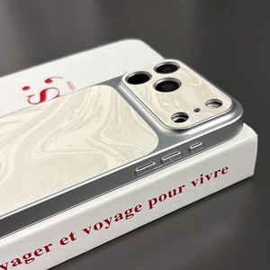 Coque de luxe pour <span class=keywords><strong>iPhone</strong></span> 17 Pro Max avec motif vague d'eau, finition artisanale, protection anti-chute et grande fenêtre pour l'objectif - Product Image 3
