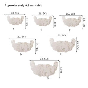 Cache-tétons en dentelle de corne de vache - Patch anti-décollement perméable, soutien-gorge sans colle, cache-tétons pour femmes, soutien-gorge push-up - Product Image 3