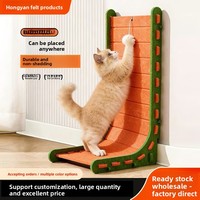 Lit-griffoir universel quatre saisons en forme de L pour chat, résistant à l'usure, anti-déchirure, tout-en-un, vertical, 60 cm, en feutre synthétique