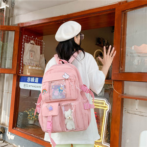 Marksman 2024 nueva moda estilo coreano Kawaii mochila de gran capacidad mochila escolar barata para chicas universitarias - Product Image 6