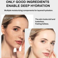 Masque facial en feuille YSJ à l'acide hyaluronique et à la glycérine, 25g, hydratation profonde à haute molécule, repulpant, anti-dessèchement, lissant, pour tous types de peau
