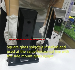 ZD da 10mm <span class=keywords><strong>a</strong></span> 22mm di spessore vetro Frameless balcone 2205 ponte ringhiera lato montagna rubinetto di vetro balaustra - Product Image 4