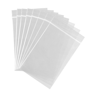 Zipper packing resealable air tight self sealing plastic LDPE ziplock bags storage organizer for jewelry