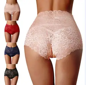 Taoxi calcinha de renda ultrafina transparente, lingerie feminina sem costura térmica sexy para mulheres 2022