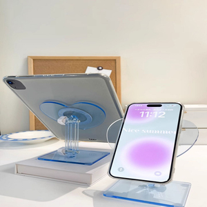 Soporte Magnético para Teléfono en Forma de Corazón, Multifuncional, Ajustable, de Acrílico Transparente, para Escritorio - Product Image 2