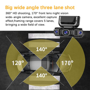 Cámara para Auto W7 de 3 Pulgadas IPS HD 1080P, 4 Canales, Visión Nocturna, WiFi, DVR para Auto, Cable OBD, Grabador de 4 Lentes, Aplicación, Caja Negra para Auto, Venta al por Mayor de Fábrica - Product Image 5