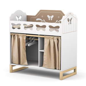 Personalizar Baby Doll Muebles Juguete <span class=keywords><strong>de</strong></span> madera Doll Cuna con almacenamiento W08E045 - Product Image 1
