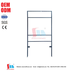 Panneau de signalisation extérieur durable et stable pour l'<span class=keywords><strong>immobilier</strong></span>, support en métal en forme de H, support de sol pour panneau publicitaire - Product Image 2