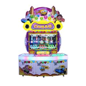 เครื่องเล่นเกมอาร์เคดแบบอินเทอร์แอคทีฟสำหรับเด็ก 3 ผู้เล่น Crazy City รุ่นยอดนิยม ใช้เหรียญแลกของรางวัล เหมาะสำหรับศูนย์รวมความบันเทิง - Product Image 1