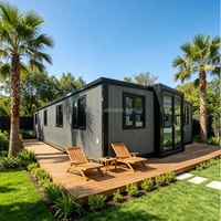Casa Modular Personalizada de 2 o 3 Dormitorios, Casa Prefabricada, Hotel, Casa Contenedor Expandible de Lujo de 20 pies o 40 pies