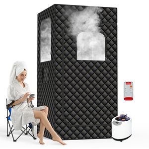 Sauna de Vapor Portátil Moderna, Plegable, para el Hogar, con Generador de Vapor de Alta Eficiencia - Product Image 1