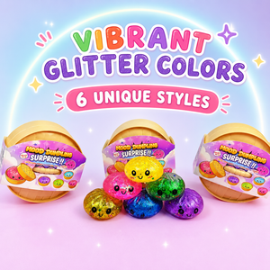 Juguete Blandito de Cristal con Purpurina Personalizado con Mini Vaporera, Set de 12 Piezas en Caja, Juguete Suave para Apretar para Aliviar el Estrés, Regalos - Product Image 5
