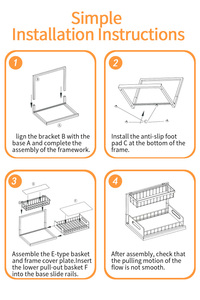 Wheels Multi Layers Storage Cart <b>Gap</b> Organizer Cart Mobile PP Shelving Wheel Rack Lightweight Customized Logo for Kitchen - Product Image 3
