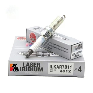 <span class=keywords><strong>KM</strong></span> PREMIUM AUTO PARTS Iridium Platinum Bujía ILKAR7B11 4912 Ajuste para Infiniti Hyundai Kia Nissan - Product Image 1