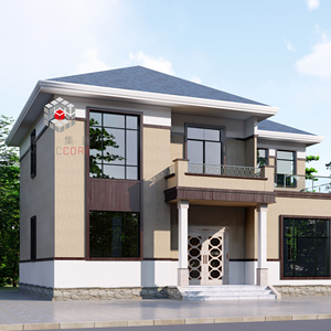 Ánh Sáng Thép Biệt Thự Kết Cấu Thép Nhà Biệt Thự Sang Trọng Nhà Đúc Sẵn - Product Image 1