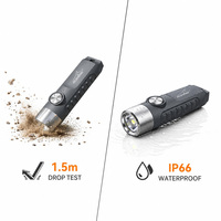 OCSHARK S11-T Senter Gantungan Kunci 500 Lumen Senter Mini EDC Tipe-C Lampu Saku Ekor Magnetik Dapat Diisi Ulang 40 Menit Pengisian Cepat