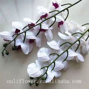 <span class=keywords><strong>N</strong></span>-0230 Fiori di Orchidea Artificiali Realistici in Lattice Bianco per Decorazione, Prezzo di Fabbrica all'Ingrosso - Product Image 3