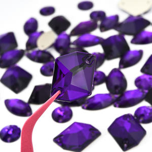 OLeeya 5A Coudre sur des pierres Mix Shapes Rivoli Teardrop Coudre sur Crystal Flatback Strass pour Gymnastique Justaucorps Accessoires - Product Image 4