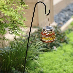 헤비 듀티 3/10 새 피더 식물 바구니를위한 목자의 후크 쉬운 설치 야외 정원 기둥 2 구 아연 도금 강철 - Product Image 3