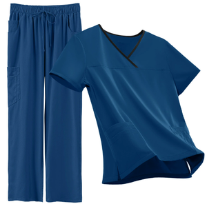 Conjunto de exfoliación de enfermera profesional, uniforme médico lavable transpirable de secado rápido Unisex para clínica y salón - Product Image 3