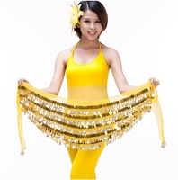 Accessoires de danse de scène de haute qualité écharpe de hanche de danse du ventre décorative pièces d'or à bas prix pour les femmes adultes Performance
