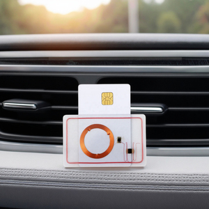 Tarjeta de control de acceso de CPU con chip inteligente estándar de cifrado avanzado Interfaz 1K RFID y NFC para licencia de conducir de residentes de hoteles - Product Image 1