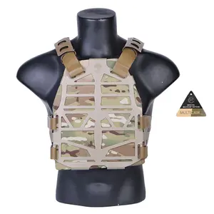 Emersongear ngoài trời trò chơi chiến đấu chiến đấu vest siêu nhẹ Modular tấm tàu sân bay chiến thuật vest với SS phong cách fac chiến thuật vest