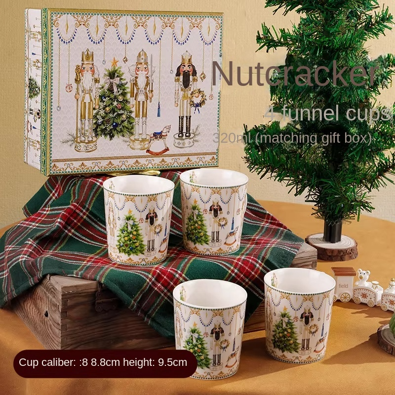 4 pocket cup: nutcracker gift box