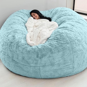 <span class=keywords><strong>Sacco</strong></span> in schiuma tessuto pelliccia beanbags big xl round living room furniture bean bag sofa bed - Product Image 4