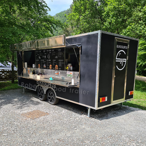 Camion de restauration rapide Robetaa, chariot de restauration de poisson et de frites entièrement équipé, camion de restauration au gaz avec grill et friteuse - Product Image 3