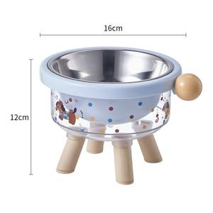 Comedero y Bebedero para Mascotas con Patas Altas, de Acero Inoxidable, Colorido, con Diseño de Dibujos Animados, para Perros y Gatos - Product Image 5