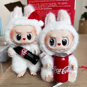 Tiktok xu hướng sản phẩm Pop Mart labubu Cola loạt vinyl sang trọng Mặt Dây chuyền hợp thời trang treo Thẻ quà tặng có thể quét được labubu hộp mù - Product Image 3