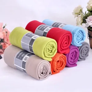 Chăn Lông Cừu Bắc Cực Polyester Mềm Màu Trơn Bán Sỉ Tùy Chỉnh Giá Rẻ Cuộn Ở Tây Ban Nha