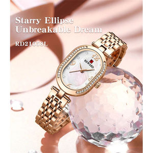 REWARD RD21058L Reloj de Pulsera para Mujer en Oro Rosa, Relojes de Cuarzo Ultrafinos de Lujo, Correa de Acero Inoxidable, Regalo para Damas y Chicas - Product Image 5