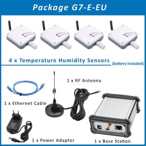 Passerelle de maison intelligente, transmetteur de température et d'humidité sans fil en plastique, étanche, zigbee lora, capteur de température et d'humidité - Product Image 4