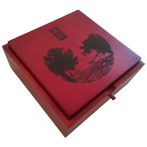 Caja de regalo de té Ice Island, empaque de madera roja, caja de almacenamiento de té de calidad premium para regalos y colección - Product Image 4