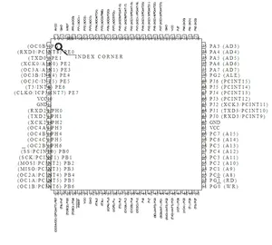 QFP-100 ATMEGA2560-16AU For MCU ICs The Price Is For Reference Only. For Actual Orders Please Consult Customer Service