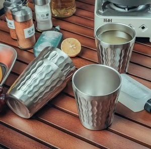 Tazza da Caffè in Acciaio Inox 304 <span class=keywords><strong>a</strong></span> Doppia Parete, Riutilizzabile, Personalizzabile con Logo per Regali Aziendali - Product Image 2