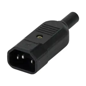 16a 250V Straicght Kabel Plug Connector C13 C14 3 Pin Vrouwelijke Mannelijke Ac Socket Industriële Stekker