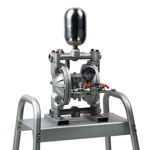 Bomba neumática de plástico de doble diafragma accionada por aire de 3/4 pulgadas para revestimiento de pintura, pegamento de tinta, industria química de <span class=keywords><strong>farmacia</strong></span> - Product Image 3