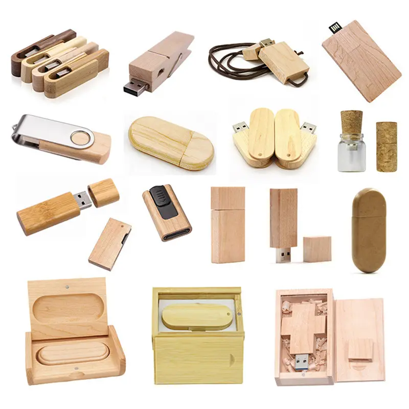 Pendrive de madera con logotipo personalizado, Mini Pen Drive de alta calidad, 2 gb, 64gb, 32gb, 3,0 unidades de memoria