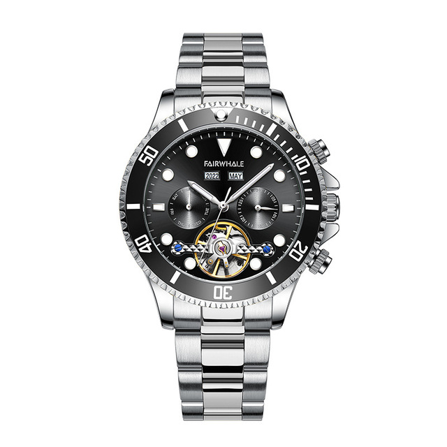 Fashion Competitive Diving Series Water Ghost Automatic Mechanical Watch Waterproof Glow-in-the-dark Men's Watch