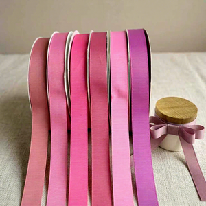 ริบบิ้นผ้าซาตินโกรเกรนโพลีเอสเตอร์ขนาด 1 นิ้ว สำหรับตกแต่งของขวัญในงานเทศกาลและงานแต่งงาน - Product Image 2