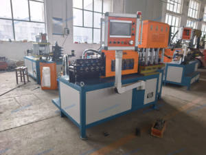 Máquina de Alta Precisión CNC para Formar Aros de Hierro Plano, Prensa Punzonadora para Doblar y Cortar Aros - Product Image 2