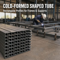 Tube en acier profilé à froid sur mesure, section rectangulaire à alvéoles étagées pour cadres et supports