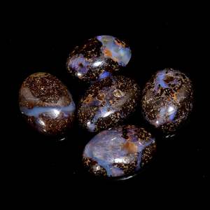 Aura Gems - Ópalo Natural en Bruto, Cabujón Ovalado de 14x10 mm para Joyería, Suministro de Piedras, Sanación Energética de Chakras - Product Image 4